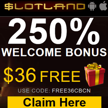 Slotland online casino, free welcome bonus