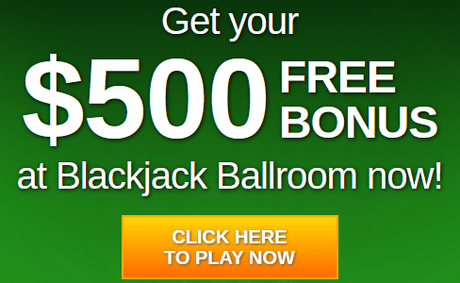 Blackjack Ballroom's join welcome bonus