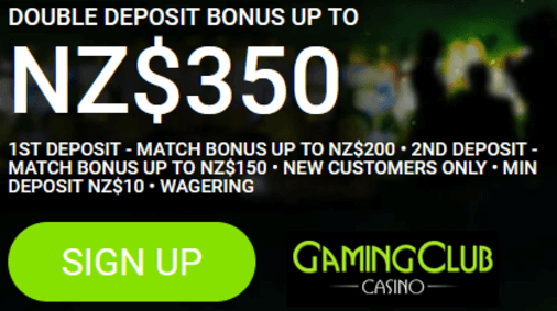 Gaming Club New Zealand casino welcome bonus