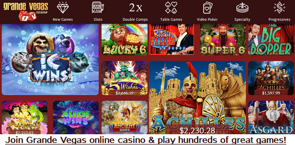 Grande Vegas online casino games