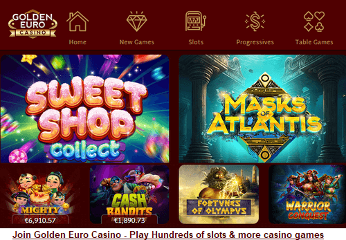 Join Golden Euro, play online casino games