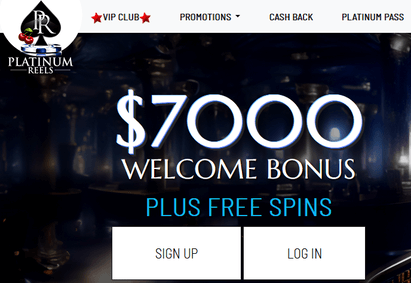 Platinum Reels online online casino bonus