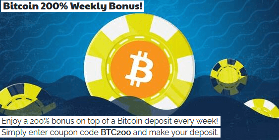 Ripper Casino weekly Bitcoin deposit bonus