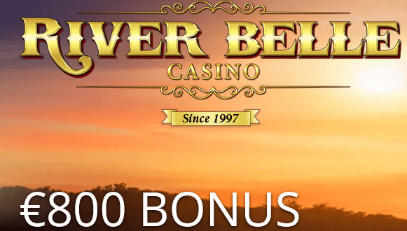 River Belle casino bonus, online since 1997