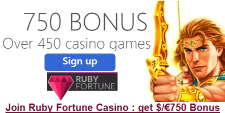 Join Ruby Fortune Casino, games and bonus