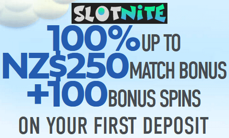 Slotnite New Zealand Casino bonus spins