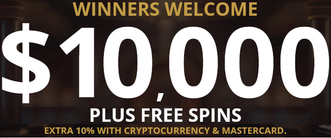 SlotsWin online casino - Mastercard extra 10% bonus