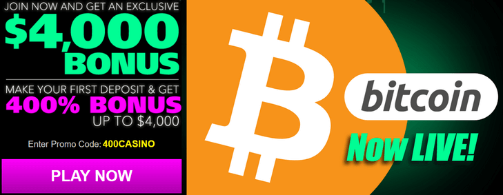 Uptown Aces Casino, Bitcoin exclusive bonus