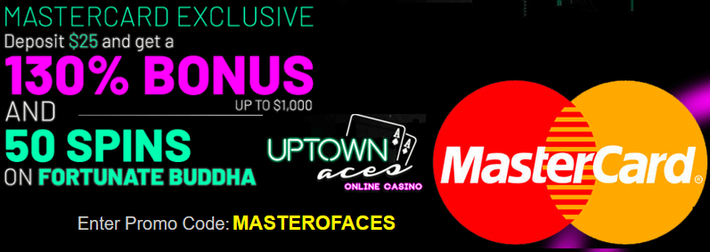 Uptown Aces Mastercard online casino bonus
