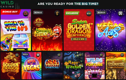 Wild online casino games - join and play